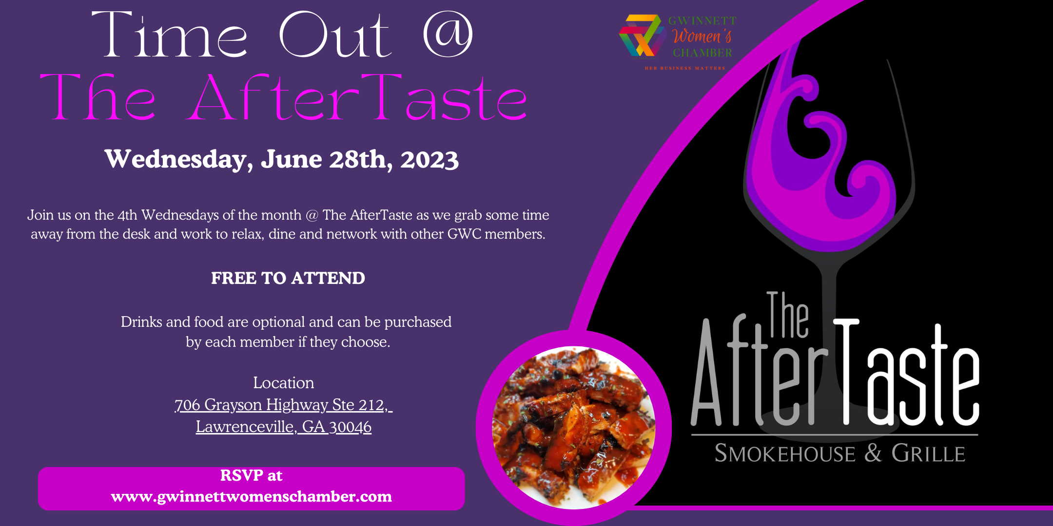 Time Out @ The AfterTaste Smokehouse & Grille