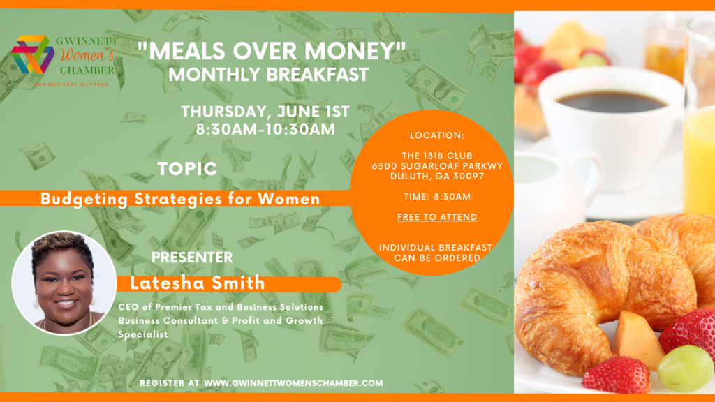 Budgeting Strategies for Women-Meals Over Money Breakfast