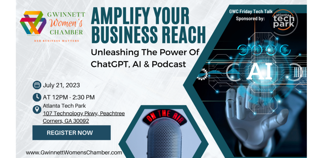 Tech Talk – Amplify Your Business Reach Unleashing the Power of ChatGPT, AI & Podcast