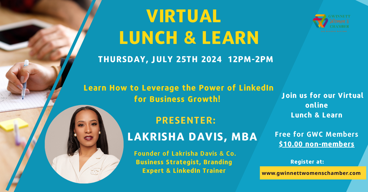 Virtual Lunch & Learn: Learn How to Leverage LinkedIn to Elevate Your Professional Impact!
