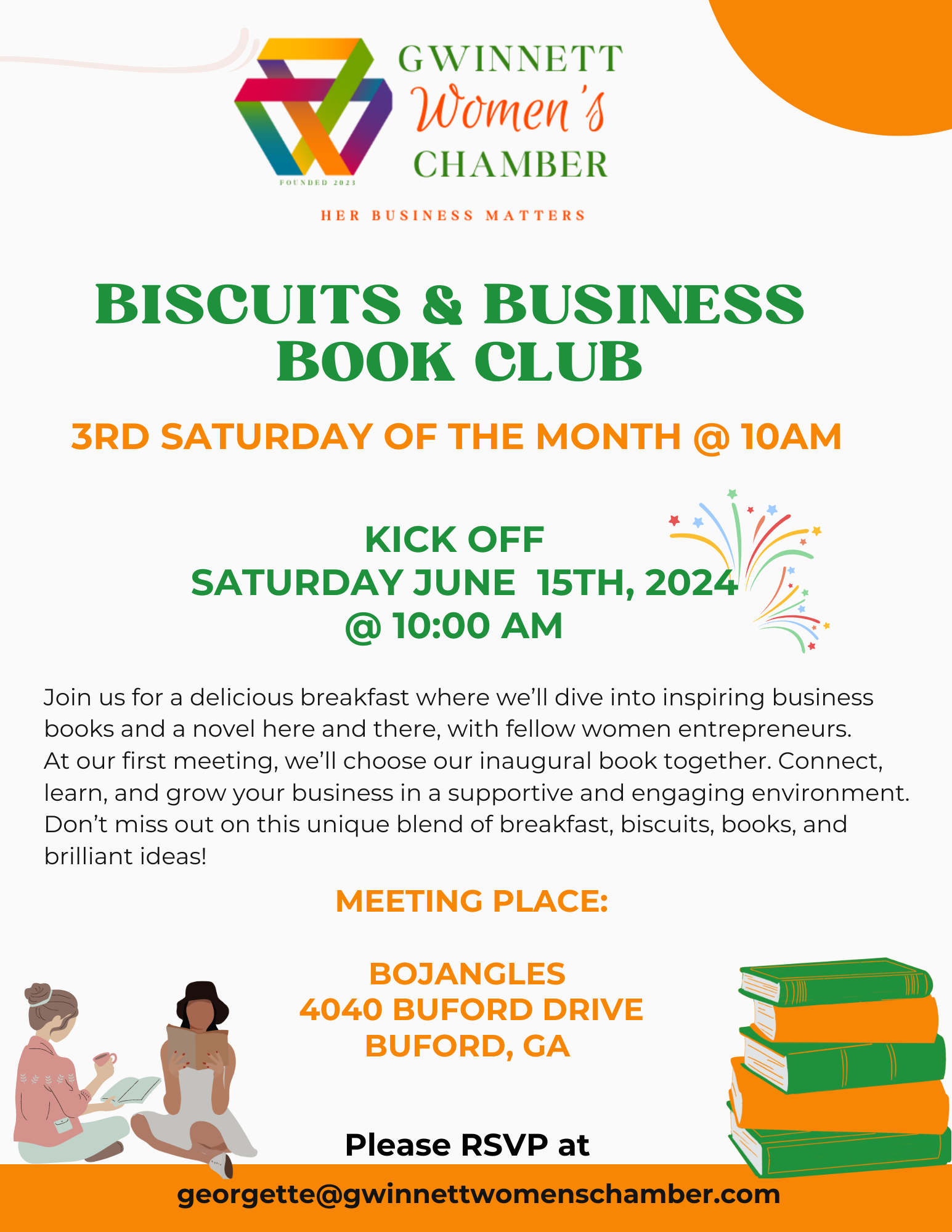 Biscuits & Business Book Club Kick Off!